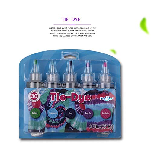 N/L Tie Dye Kit - 5pcs Tie-Dye Kit, Fabric Textile Paints Vibrant ...