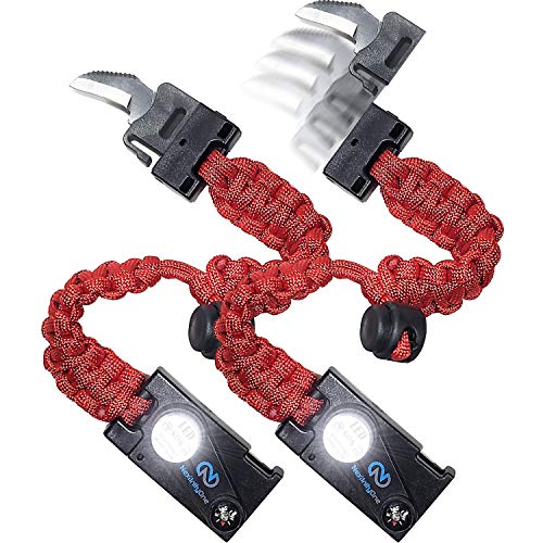 Nexfinity One Survival Paracord Bracelet - Tactical Emergency Gear...