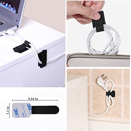 192 PCS Cable Management Kit 4 Wire Organizer Sleeve,11 Cable Hold...
