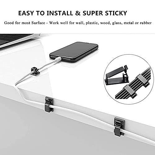 N NOROCME Cord Management Organizer Kit 4 Cable Sleeve Split with ...
