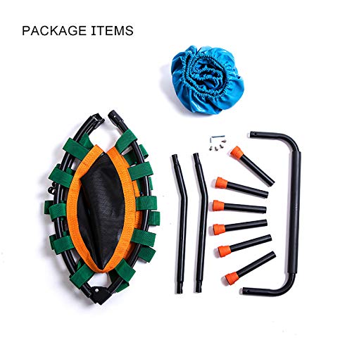 ERYOK 36-Inch Trampoline for Kids with Handrail. Foldable Kids Tra...