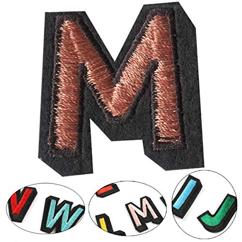 104 Pieces Iron on Letter Patches, Alphabet Applique Patches or Se...