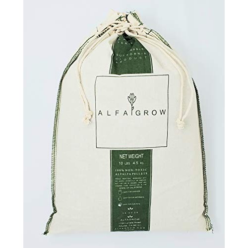 Alfagrow - 10 lbs Alfalfa Pellets, Natural Fertilizer, Soil Amendm...