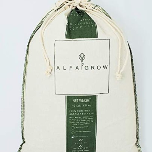 Alfagrow - 10 lbs Alfalfa Pellets, Natural Fertilizer, Soil Amendm...