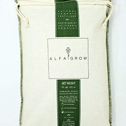 Alfagrow - 10 lbs Alfalfa Pellets, Natural Fertilizer, Soil Amendm...