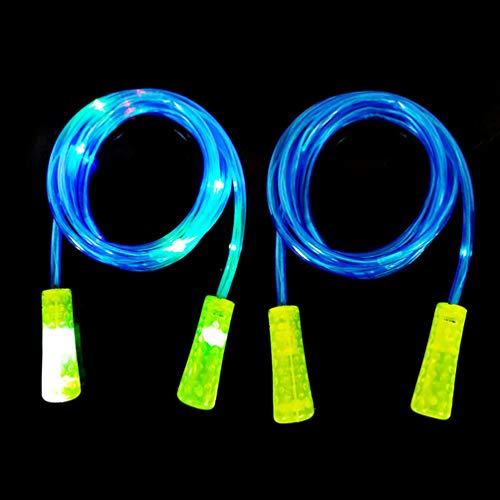 NACOLA Light Up Jump Rope,Led Jump Rope Flashing Color Change Skip...