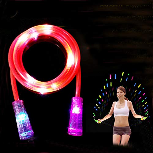 NACOLA Light Up Jump Rope,Led Jump Rope Flashing Color Change Skip...