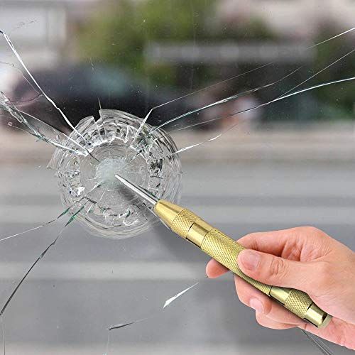 Automatic Center Punch, 5” Brass Spring Loaded Adjustable Impact H...