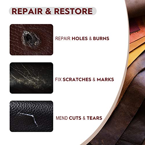 NADAMOO Leather Repair Kit for Couches, Vinyl Repair Kit for Furni...