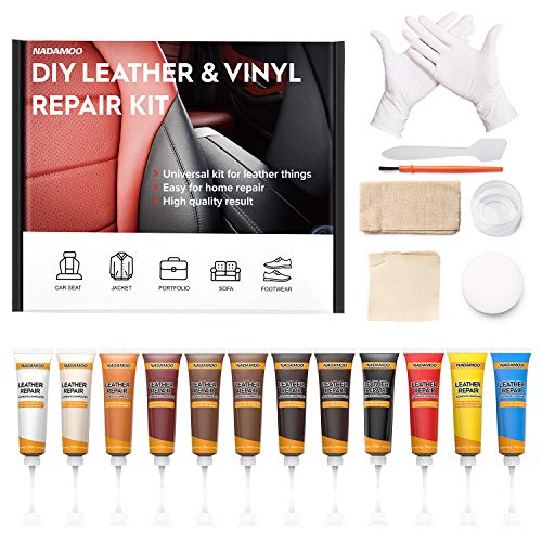 NADAMOO Leather Repair Kit for Couches, Vinyl Repair Kit for Furni...