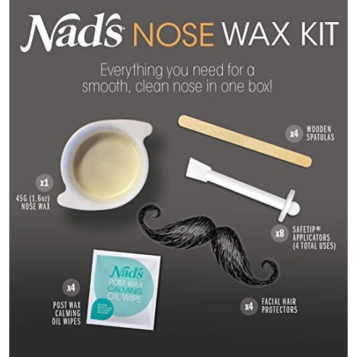 Nads Nose Wax Kit for Men & Women - Waxing Kit for Quick & Easy N...