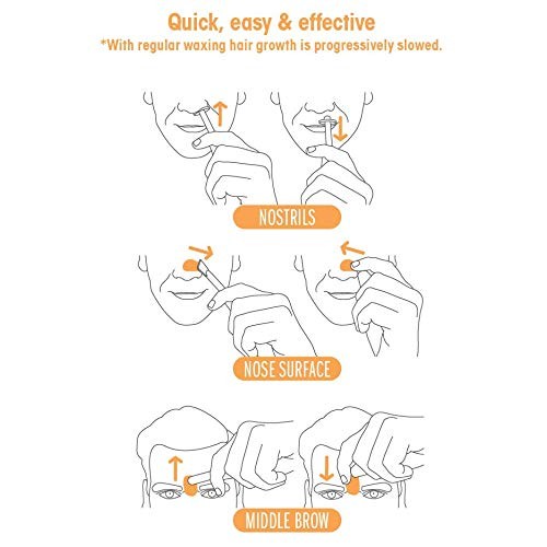 Nads Nose Wax Kit for Men & Women - Waxing Kit for Quick & Easy N...