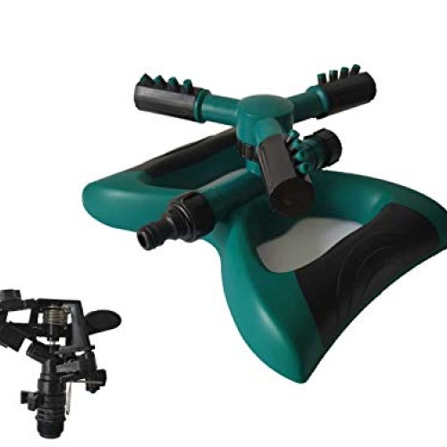 Durable Lawn Sprinkler, 3 Arm with Impact Water Sprinklers for Law...