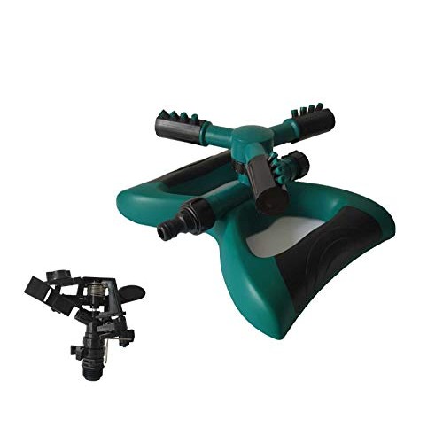 Durable Lawn Sprinkler, 3 Arm with Impact Water Sprinklers for Law...