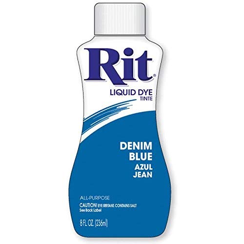 Rit 88360 8 Oz Denim Blue Liquid Dye Pack of 2