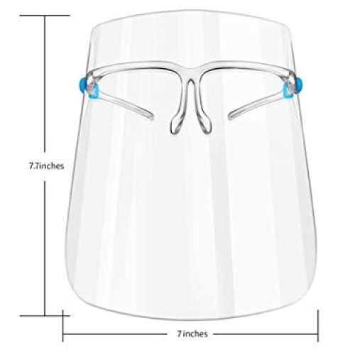 Nana Innovations 20 Shields+10 Frames Premium Glasses Face Shield ...