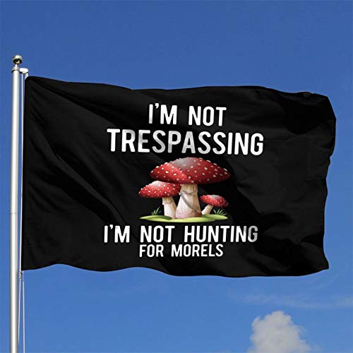 NANDAOFENG Im Not Trespassing Im Not Hunting for Morels Retro Fl...
