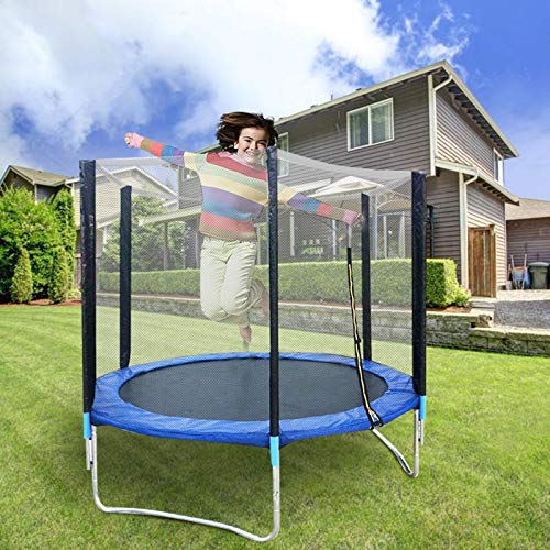 NANDIYNZHI Bouncing Mat Jumping Mat with Enclosure Net Spring Cove...