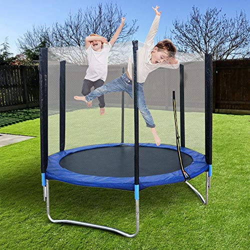 NANDIYNZHI Bouncing Mat Jumping Mat with Enclosure Net Spring Cove...
