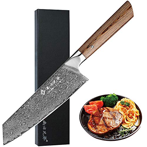 Damascus Santoku Knife 7 Inch Light Weight Professional Damascus S...