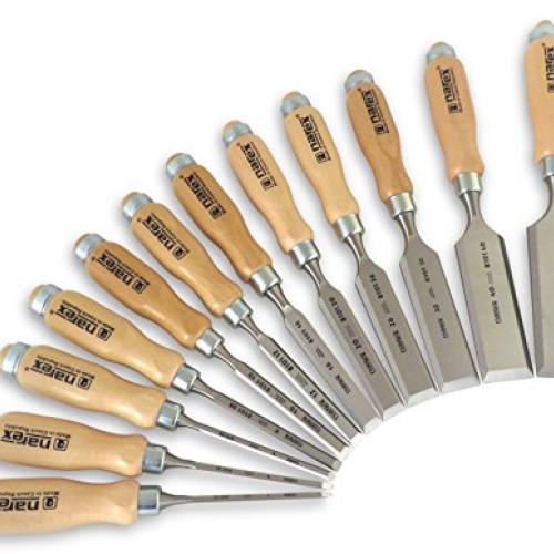 Narex 12 Piece Chisel Set Containing 3 mm 1/8 4 mm 3/16, 6 m...