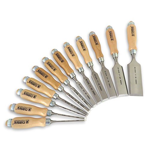 Narex 12 Piece Chisel Set Containing 3 mm 1/8 4 mm 3/16, 6 m...