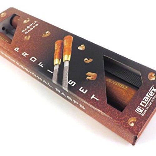 Narex 3 Piece Set Round Rattail, Half Round and Rectangular 200 mm...