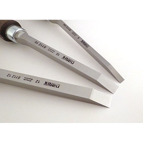Narex Czech Steel 3 piece set 6 mm, 10 mm, and 12 mm Mortise Chise...