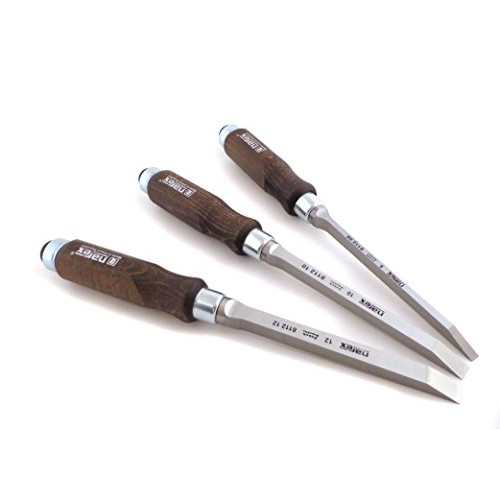 Narex Czech Steel 3 piece set 6 mm, 10 mm, and 12 mm Mortise Chise...