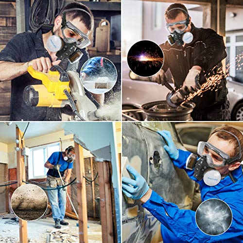 Reusable Half Face Cover, NASUM 8200 Face Cover, Paint Face Cover ...
