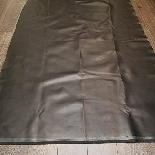 Black Matte Faux Vegan {Peta Approved} Leather by The Yard Synthet...