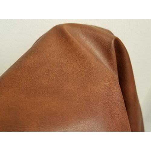 Mid Brown Tan Soft Faux Vegan {Peta Approved} PU Leather by The Ya...