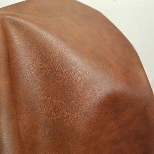 Mid Brown Tan Soft Faux Vegan {Peta Approved} PU Leather by The Ya...