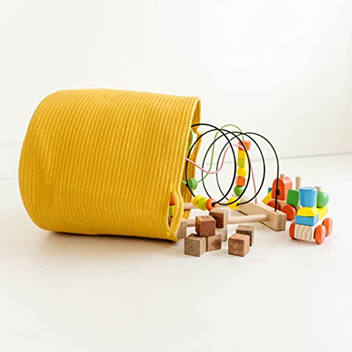 Natemia Rope Storage Basket- Nursery Bin and Toy Organizer 15”x15...