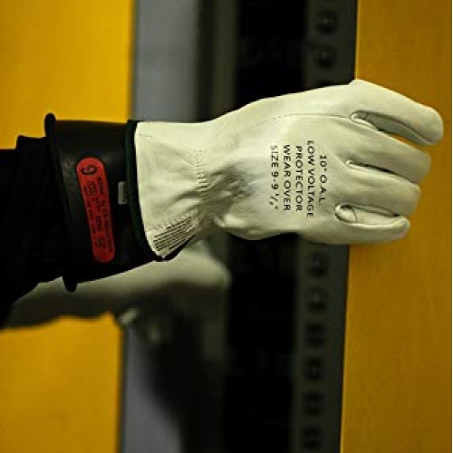 National Safety Apparel Class 0 Black Rubber Voltage Insulating Gl...