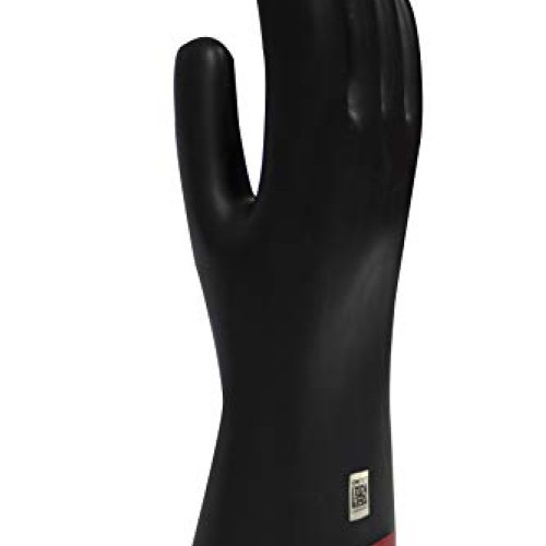 National Safety Apparel Class 0 Black Rubber Voltage Insulating Gl...