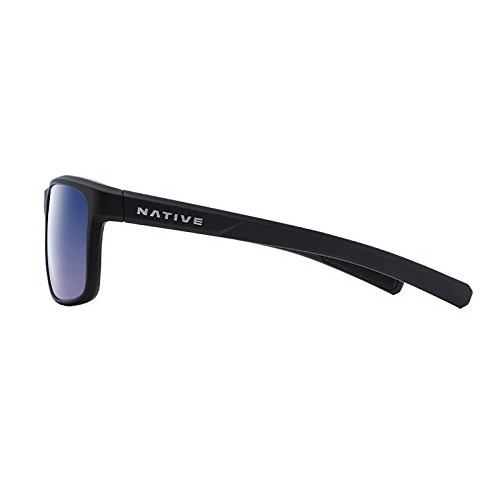 Native Eyewear unisex adult Wells Sunglasses, Matte Black Crystal/...