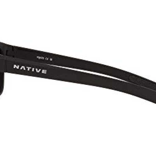 Native Eyewear unisex adult Wells Sunglasses, Matte Black Crystal/...