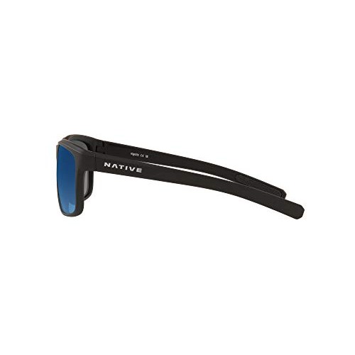Native Eyewear unisex adult Wells Sunglasses, Matte Black Crystal/...