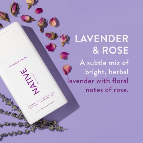 Native Body Wash Natural Body Wash for Women, Men | Sulfate Free, ...