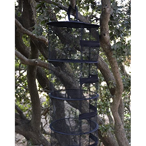 12 Diameter Herb Drying Rack 4 Level Compact Hanging Plant Dry Ne...