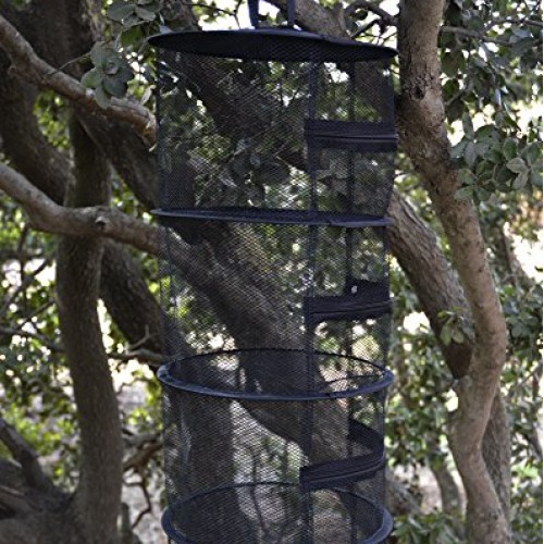 12 Diameter Herb Drying Rack 4 Level Compact Hanging Plant Dry Ne...