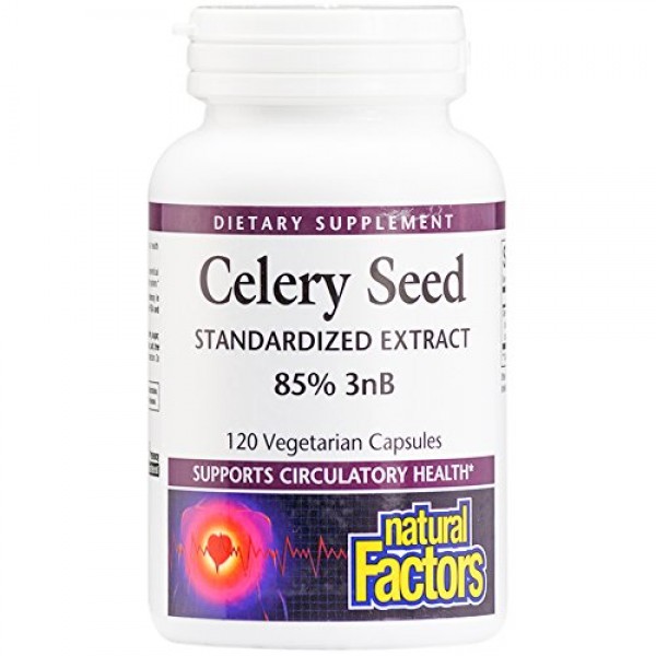 Natural Factors - Celery Seed Extract, Natural Circulatory Support...