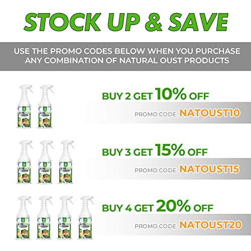 NATURAL OUST Peppermint Oil Mouse Repellent Spray - Roach Ant Spid...