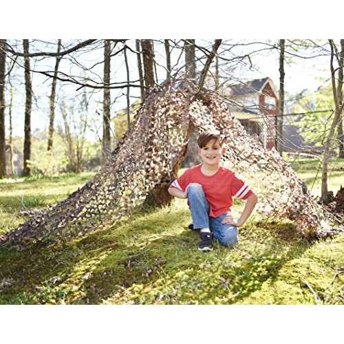 Nature Bound Camouflage Net for Kids, 9-Feet by 5-Feet, for Campin...