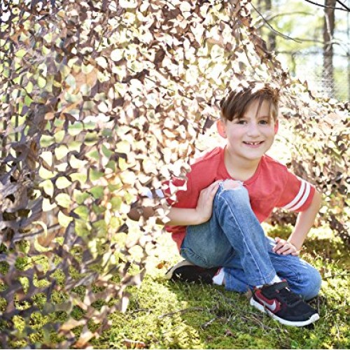 Nature Bound Camouflage Net for Kids, 9-Feet by 5-Feet, for Campin...