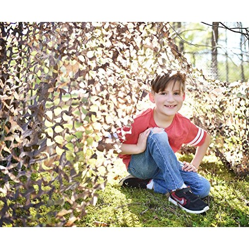 Nature Bound Camouflage Net for Kids, 9-Feet by 5-Feet, for Campin...