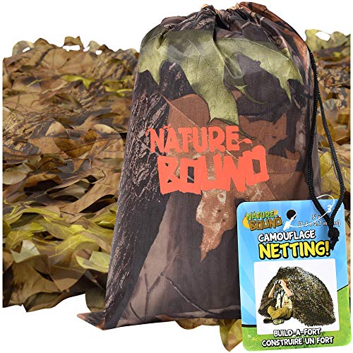 Nature Bound Camouflage Net for Kids, 9-Feet by 5-Feet, for Campin...