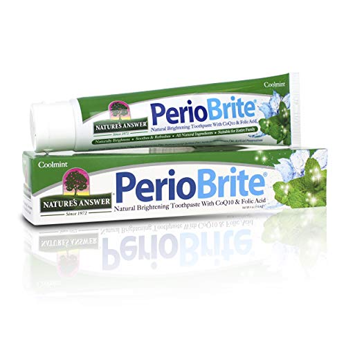 Natures Answer Periobrite Natural Toothpaste, Cool Mint, 4 Ounce,...