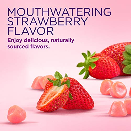 Natures Bounty Hair, Skin & Nails with Biotin, Strawberry Gummies...